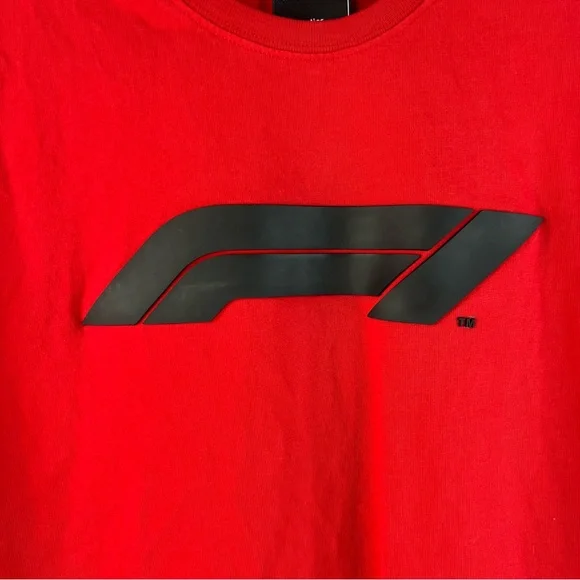 Formula 1 T-shirt fanatics Red black Tee shirt top - Picture 5 of 9